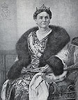 foto H.M. (koningin Wilhelmina) koningin Wilhelmina Helena Pauline Maria , koningin der Nederlanden, prinses van Oranje-Nassau