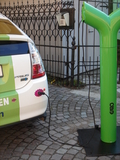 Duurzame auto: oplaadpunt
