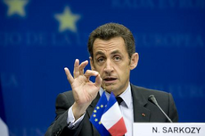 Nicolas Sarkozy spreekt