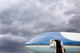 President Obama bij de Air Force One
