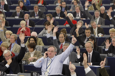 zitting parlementari�rs in Europees Parlement