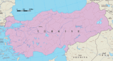 Kaart Turkije