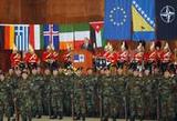 Militairen op een rij