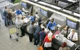 Incheckbalie luchthaven