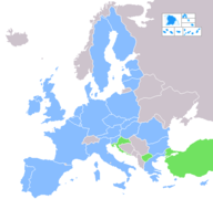 De EU en kandidaat-lidstaten (2007)