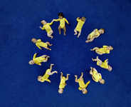 Blue card met europees logo
