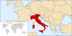 Itali� op de kaart