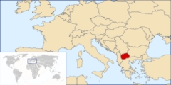 Geografische ligging Macedoni�