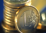 euro's opgestapeld