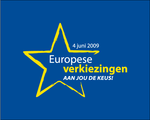 Logo: 4 juni 2009 Europese verkiezingen - aan jou de keus!