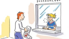 Man bij postkantoor wil zijn been naar Duitsland opsturen