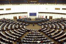 Plenaire vergaderzaal van het Europees Parlement