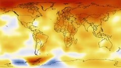 Temperatuurveranderingen 2000 tot 2010 