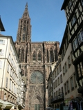 Westfa�ade van de Kathedraal Notre-Dame in Straatsburg