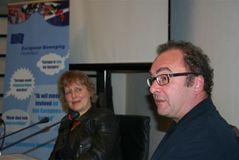 Robert Menasse en Godelieve van Heteren