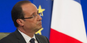 Franse president Hollande Franse president Hollande