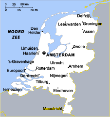 kaart nederland