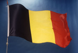 vlag België wapperend