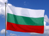 vlag Bulgarije wapperend