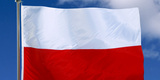 vlag Polen wapperend