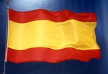 vlag Spanje wapperend