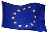 vlag Europese Unie wapperend