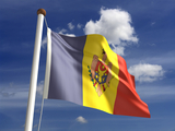 Vlag MoldaviÃ« (Bron: iStock.com / selensergen)