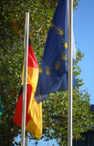 Vlaggen Duitsland en EU