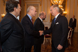 President VAN ROMPUY meets King PHILIPPE I, King of Belgium (BE) - New Year's reception to welcome EU institutions and Ambassadors