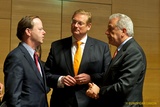 Van der Steur met twee Europese collega's