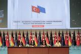 Europese leiders na de vluchtelingendeal EU-Turkije (Photographer: Yasin Akgül)