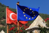 Vlaggen EU en Turkije