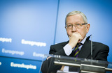 Klaus Regling bij de Eurogroep