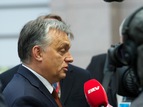 Viktor Orban staat de pers te woord