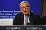 Jean-Claude Juncker bij de presentatie van het Witboek over de toekomst van de EU