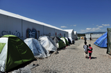 Vluchtelingenkamp in Griekenland