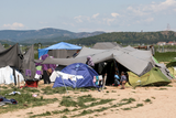 Tentenkamp in Griekenland