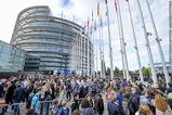 Open Day of the European institutions 2017 - Strasbourg - Raise of the European Union flag by the Eurocorps