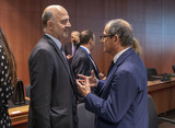 Pierre Moscovici, Giovanni Tria