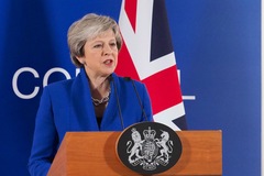 Theresa May na de brexit-top van november 2018