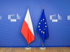 Vlaggen van Polen en de EU