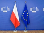 Poolse en EU-vlag