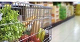 Boodschappen in een supermarkt