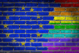 Vlag EU en LGHTB