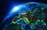 Europese landen vanuit de ruimte
