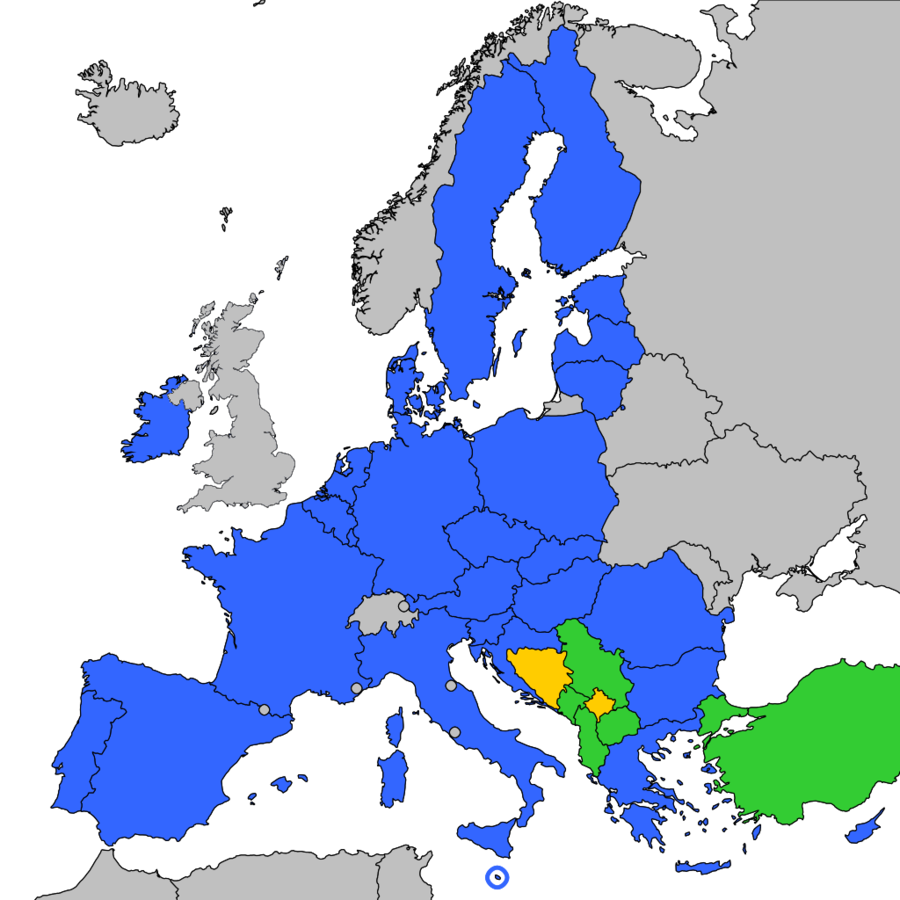 Kandidaat-lidstaten en potentiÃƒÂ«le kandidaat-lidstaten