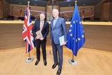 David Frost en Michel Barnier