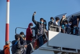 Jonge asielzoekers worden overgebracht van Griekenland naar Duitsland