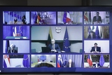 EU leaders' video conference