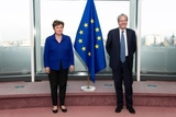 Kristalina Georgieva, Paolo Gentiloni